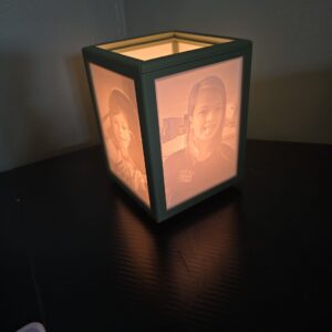 Custom Lithophane Cube - 4 Sided